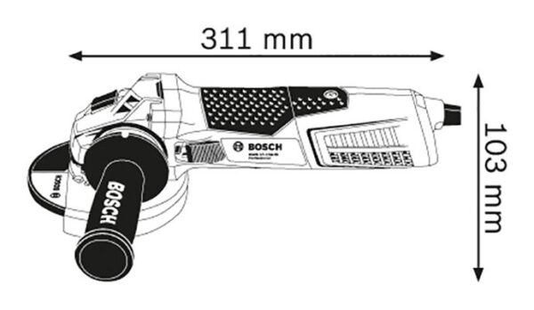 polizor unghiular bosch gws 19-125 cie (060179p002)