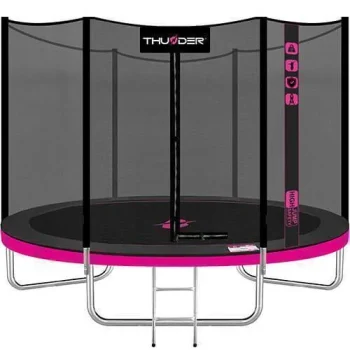 trambulină pro 255 cm; plasă externă; roz 4